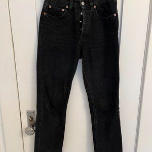The Feel Studio Black Genuine Jean, Size 26 Regular - Very Lightly Worn!